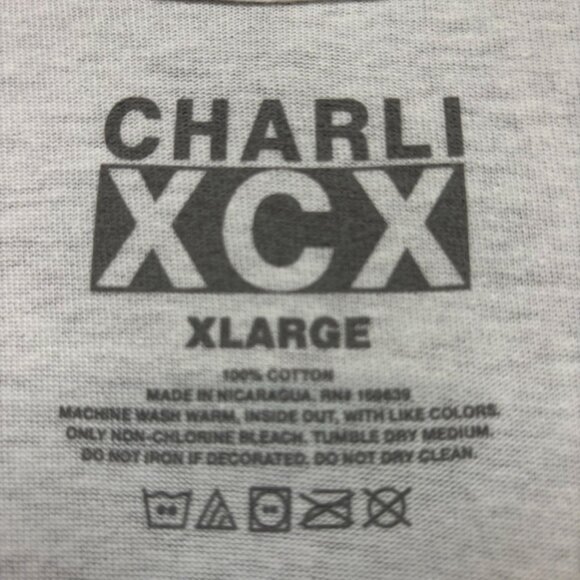 CharliXCX 360 Lyric brat Album Electric Dance Pop T-Shirt XL - Picture 4 of 4